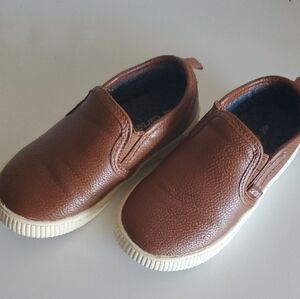 Brown Slip-On Kids Shoes